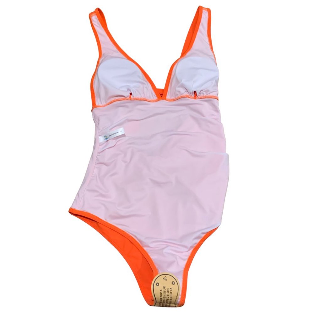 NWT Beachsissi Orange One Piece Swim Suit | Size Small - Picture 6 of 8